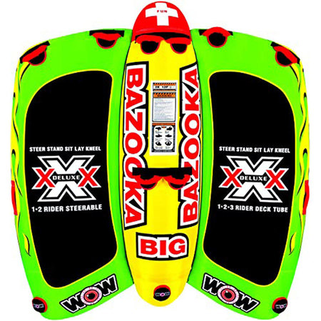 WOW WATERSPORTS WOW Watersports 13-1010 Big Bazooka Towable 4 Rider 13-1010